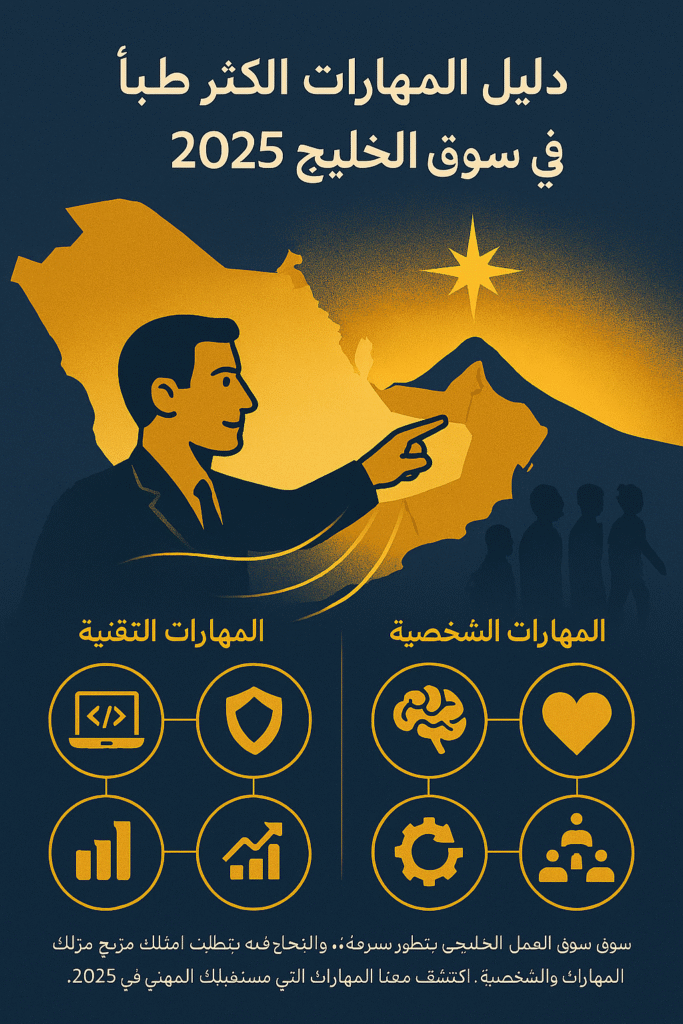 المهارات الأكثر طلبًا في سوق الخليج 2025 – وظائف المستقبل في السعودية والإمارات وباقي دول الخليج