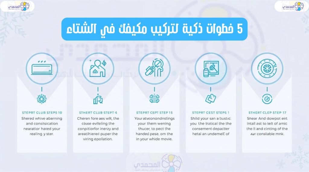 5 خطوات ذكية لتركيب مكيفك في الشتاء